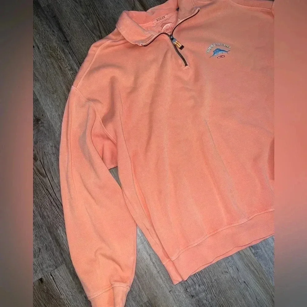Tommy Bahama • Ribbed 1/4 zip Sweater
